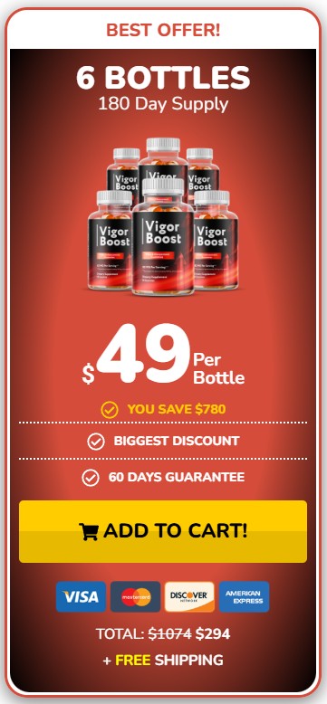 Vigor Boost 6 bottle Price